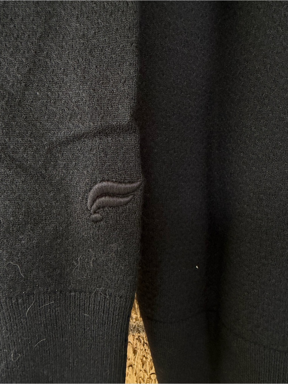 Fabletics Black Textured Soft Crewneck Sweater Women’s XL Black - Picture 8 of 9
